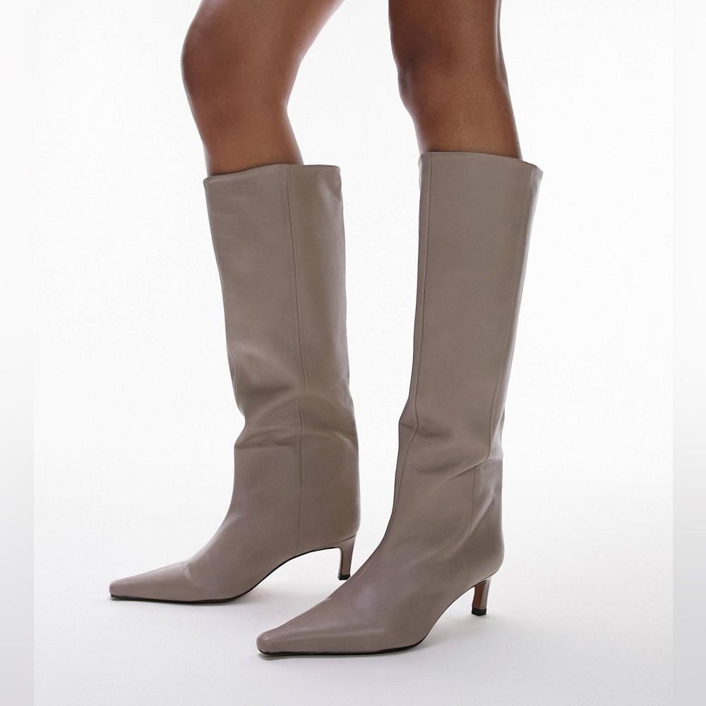 Leather Boots Size 39 New